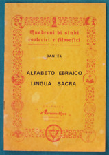 Libro alfabeto ebraico usato  Catania