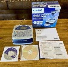 Impressora Casio Disc Title CW-75 USB CD/DVD - Funciona comprar usado  Enviando para Brazil