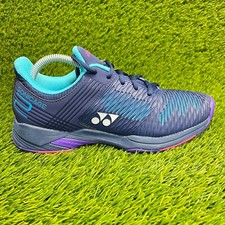 Tênis Yonex Power Cushion Sonicage 2 Feminino Tamanho 8.5 Azul Roxo comprar usado  Enviando para Brazil
