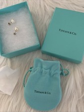 tiffany pearl earrings for sale  GLOUCESTER