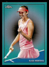 2021 Topps Chrome Elise Mertens Aqua Refractor Rookie #ed 68/150 tênis de controle remoto ATP comprar usado  Enviando para Brazil