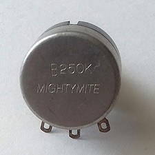 Potenciômetro Mighty Mite 250k NOS fechamento de loja. comprar usado  Enviando para Brazil