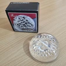 Glass paperweight impressed for sale  CARDIFF