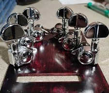 Sintonizadores de guitarra Grover 3x3 cromados segunda mano  Embacar hacia Mexico