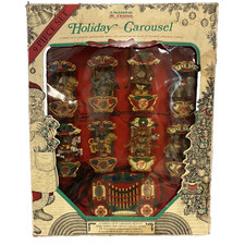 Luzes de música vintage Mr Christmas Holiday carrossel circo canções caixa original 1992 comprar usado  Enviando para Brazil