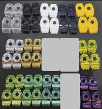 Clipes de máscara facial cromados flexíveis Riddell Speed comprar usado  Enviando para Brazil