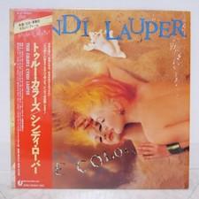 CYNDI LAUPER / TRUE COLORS JAPAN ISSUE LP W/OBI, INSERT,POSTER,POSTCARD,SHRINK comprar usado  Enviando para Brazil