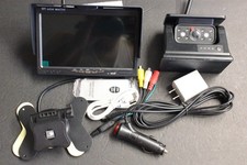 Câmera de backup solar magnética sem fio 7" monitor DVR 1080P para trailer caminhão, usado comprar usado  Enviando para Brazil
