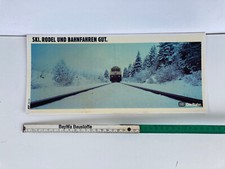 Bundesbahn werbeschild ski gebraucht kaufen  Bergen