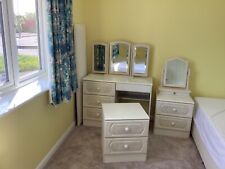 Cream bedroom furniture for sale  CHRISTCHURCH