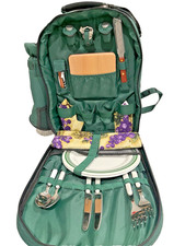 Mochila de piquenique para 2 - por Picnic Time - com refrigerador de garrafa isolado comprar usado  Enviando para Brazil