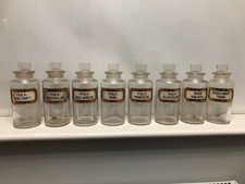 Antique clear apothecary for sale  LEICESTER