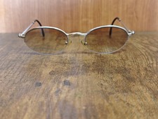 VINTAGE BOUCHERON 214 SILVER OVAL SUNGLASSES MADE IN FRANCE 51/20 #K125 comprar usado  Enviando para Brazil