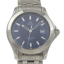 Relógios OMEGA Seamaster120M 2511.81 mostrador marinho aço inoxidável quartzo analógico... comprar usado  Enviando para Brazil