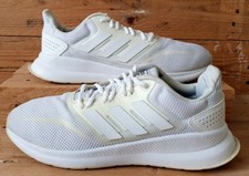 Tênis Adidas Run Falcon baixo têxtil G28971 triplo branco UK8/US8.5/EU42 comprar usado  Enviando para Brazil
