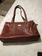 Bolsa Rowallan feita à mão de couro fino marrom comprar usado  Enviando para Brazil