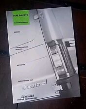 Folheto Fiat Ducato Van camiões vitrificados cabine dupla 2001 comprar usado  Enviando para Brazil