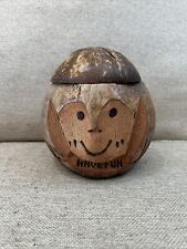 Carved tiki coconut for sale  La Follette