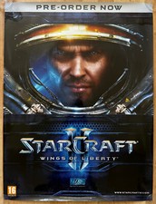 Pôster promocional raro Starcraft II 2: Wings Of Liberty PC comprar usado  Enviando para Brazil