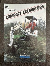 Bobcat compact excavators for sale  DRIFFIELD