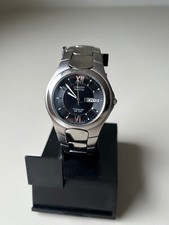 CITIZEN Corso Eco-Drive relógio masculino titânio data do dia WR 100m solar Y2k, usado comprar usado  Enviando para Brazil