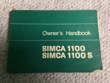 Simca 1100 owner for sale  SEVENOAKS