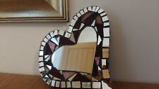 Mirror mosaic heart for sale  RUTHIN