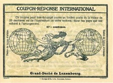 Luxembourg coupon réponse d'occasion  Reims