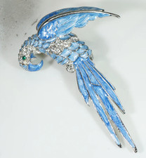 Lindo broche de papagaio esmaltado azul comprar usado Lindo broche de papagaio esmaltado azul comprar usado  Enviando para Brazil