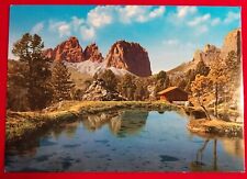 Postal De Dolomitas Laghetto Passo Pordoi Con El Grupo Del Sassolungo ( L G ), usado comprar usado  Enviando para Brazil