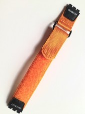 Swatch: Original-Textil-Klettband = Standard Gent, Chrono, Etc. RAR! Laranja comprar usado  Enviando para Brazil
