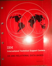 IBM International Technical Support Centers: AS and Relational Data Bases 1986 segunda mano  Embacar hacia Mexico