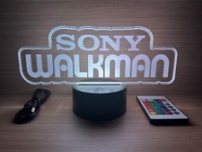 Lampe Led RGB Logo Sony Walkman Kassettenspieler WM EX DC Sports Man Cave DD comprar usado  Enviando para Brazil