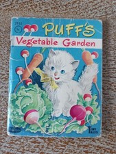 Puff's Vegetable Garden, Tiny Tales, Children's Book 1949 Kitten Cat comprar usado  Enviando para Brazil