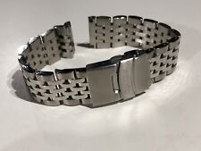 Relógio SEIKO 22mm pulseira de pulseira jubileu de contas de arroz extremidades retas comprar usado  Enviando para Brazil