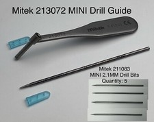 Guia de broca Mitek MINI 213072 com 211083 MINI brocas 2,1 mm 1 guia 5 bits, usado comprar usado  Enviando para Brazil