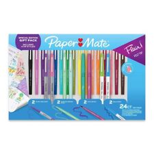 Plumas de punta de fieltro Paper Mate Flair 24pk 4 puntas estilos paquete de regalo multicolor segunda mano  Embacar hacia Argentina