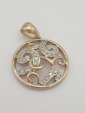 Gelbgold diamant anhänger gebraucht kaufen  Elsdorf-Westermühlen