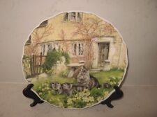 Cats cottages plate for sale  WELLINGBOROUGH