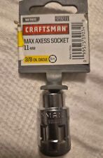 CRAFTSMAN Max Axess 3/8" Drive 11mm 6 Pt Go-Thru soquete de passagem 29271 novo na caixa, usado comprar usado  Enviando para Brazil