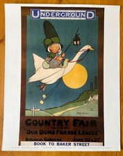 Underground poster mabel for sale  CROWBOROUGH