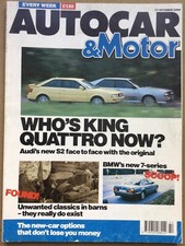 Autocar magazine october for sale Autocar magazine october for sale  COLCHESTER