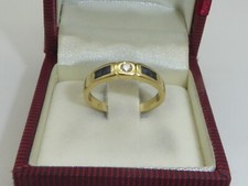 Diamant saphir ring gebraucht kaufen  Meitingen