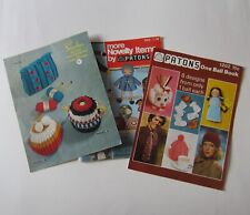 Vintage knitting patterns. for sale  SUDBURY