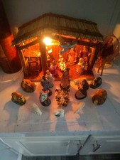 Antique nativity scene for sale  Melbourne