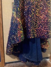 Blue sequin prom for sale  Hampstead