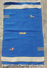 Tapete de chão vintage feito à mão tradicional lindo Kilim 89x57 cm comprar usado  Enviando para Brazil