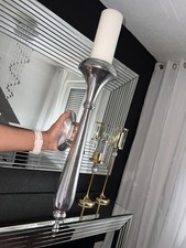 Wandkerzenhalter metall silber gebraucht kaufen  Aub