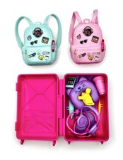 Barbie Maleta Equipaje de Viaje con Ruedas Rosa con Mochilas y Accesorios segunda mano  Embacar hacia Mexico
