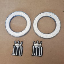 1965 Ford Galaxie 500 LTD painel de vela lateral teto emblema par fabricante de equipamento original  comprar usado  Enviando para Brazil